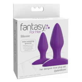 Kit 2 Plug Anal Designer Love de Fantasy For Her | VibraZon