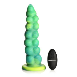 Squirmer Dildo con Thrusting y Vibración Control Remoto Silicona de Creature Cocks | VibraZon