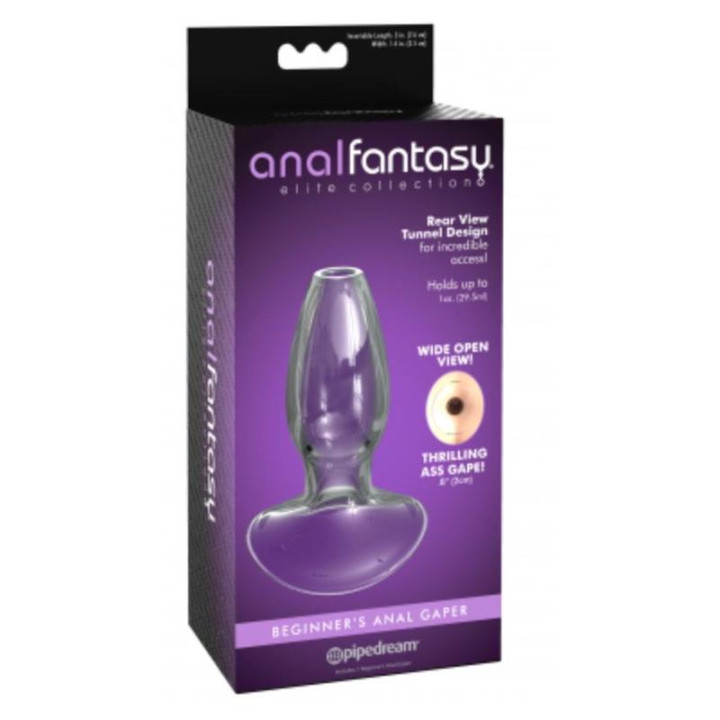 Plug Anal para Principiantes Anal Gaper Transparente de Anal Fantasy Collect. | VibraZon