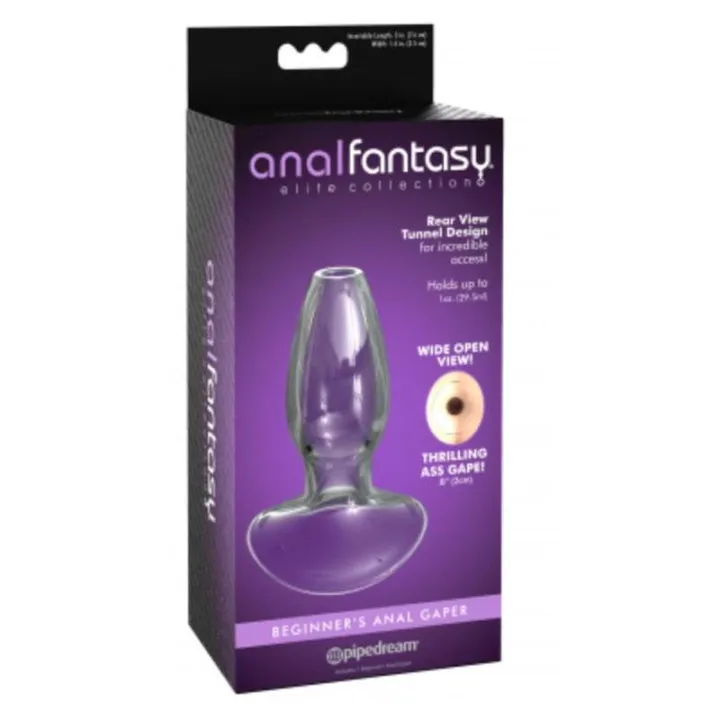 Plug Anal para Principiantes Anal Gaper Transparente de Anal Fantasy Collect.
