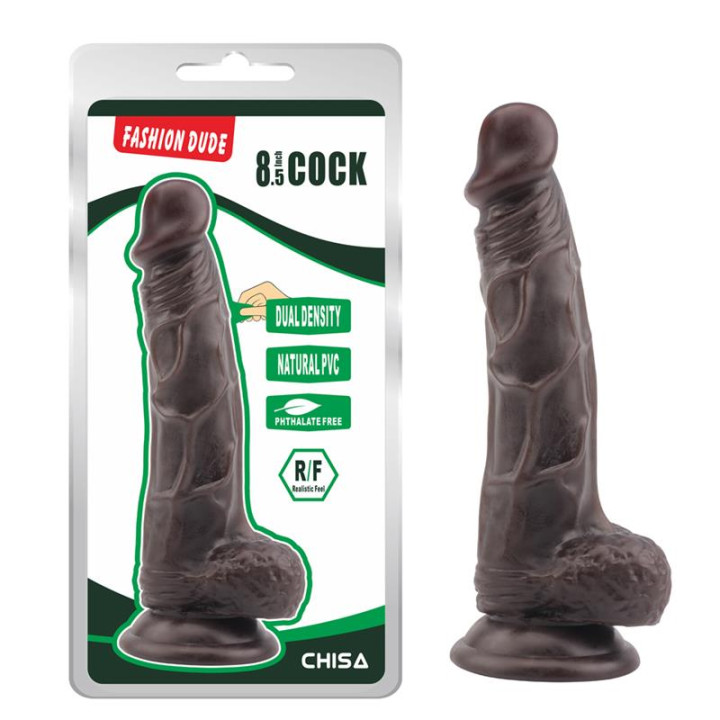 Dildo Dual Density Fashion Dude 21 x 4.1 cm Marron de Chisa | VibraZon