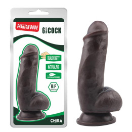 Dildo Dual Density Fashion Dude 17.5 x 4.9 cm Marron de Chisa | VibraZon