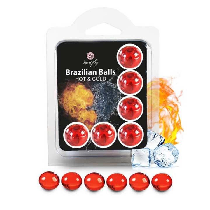 Brazilian Balls Set 6 Efecto Calor & Frío de Secret Play | VibraZon