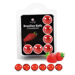 Brazilian Balls Set 6 Fresa de Secret Play | VibraZon