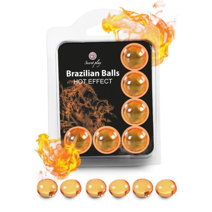 Brazilian Balls Set 6 Efecto Calor de Secret Play