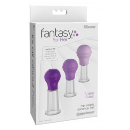 Set 3 Bombas para Pezones de Fantasy For Her | VibraZon