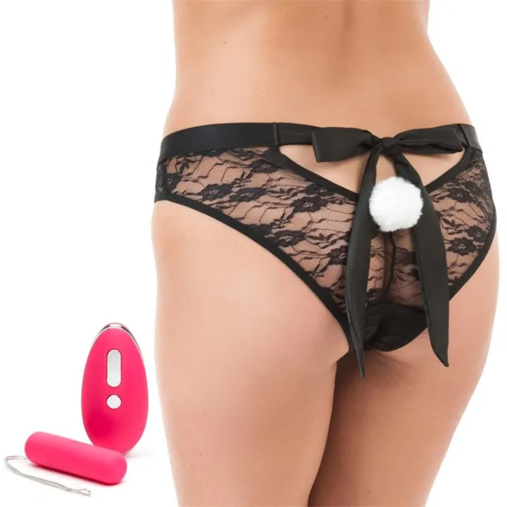 Estimulador de Braguita Control Remoto USB Rosa de Happy Rabbit