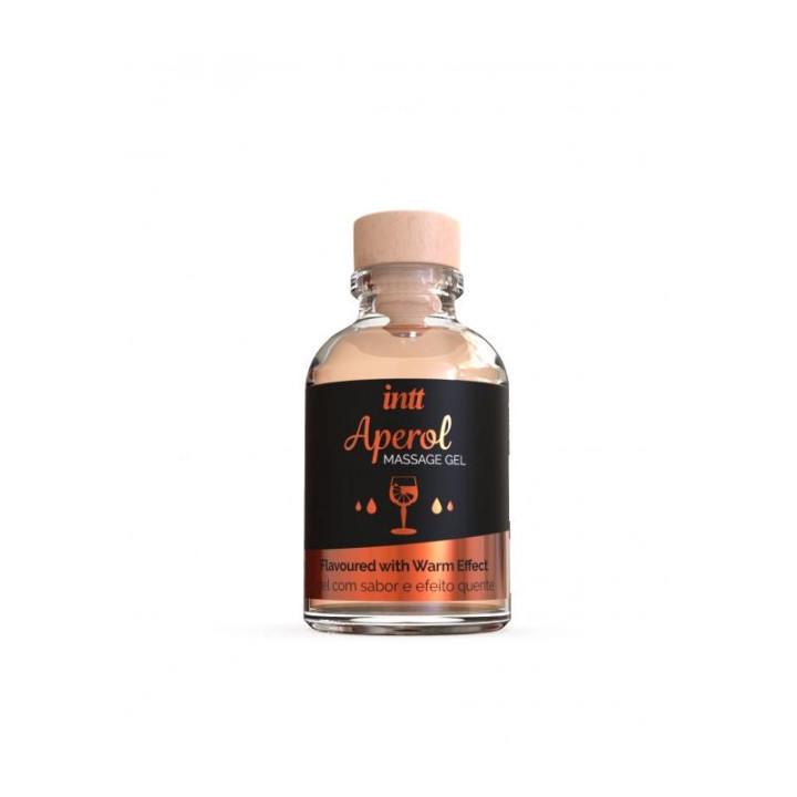 Gel de Masaje Sabor Aperol Efecto Calor 30 ml de Intt | VibraZon