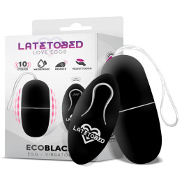 Ecoblack Huevo Vibrador con Control Remoto de Latetobed | VibraZon