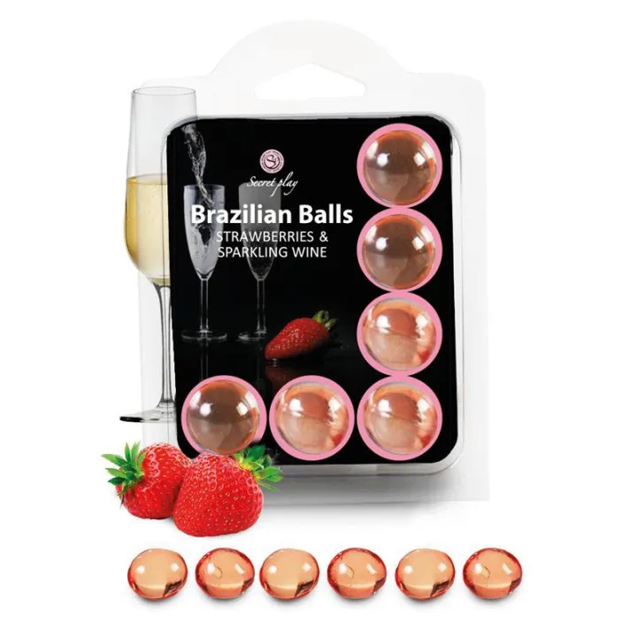 Brazilian Balls Set 6 Fresas con Cava de Secret Play