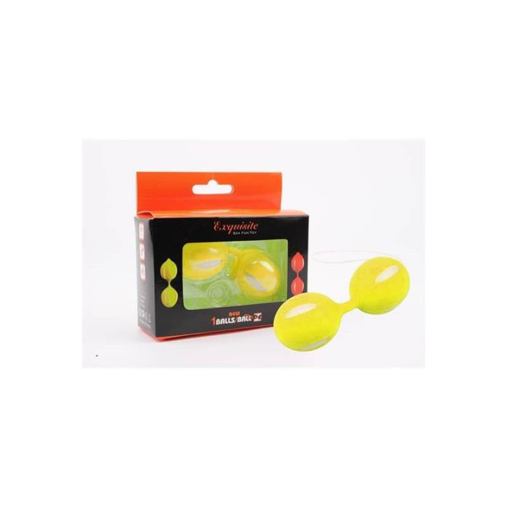 Bolas Ben Wa 10.3 cm Amarillo de Chisa | VibraZon