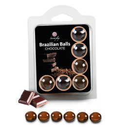 Brazilian Balls Set 6 Chocolate de Secret Play | VibraZon