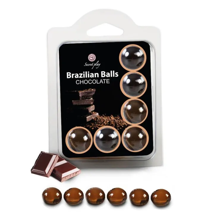 Brazilian Balls Set 6 Chocolate de Secret Play